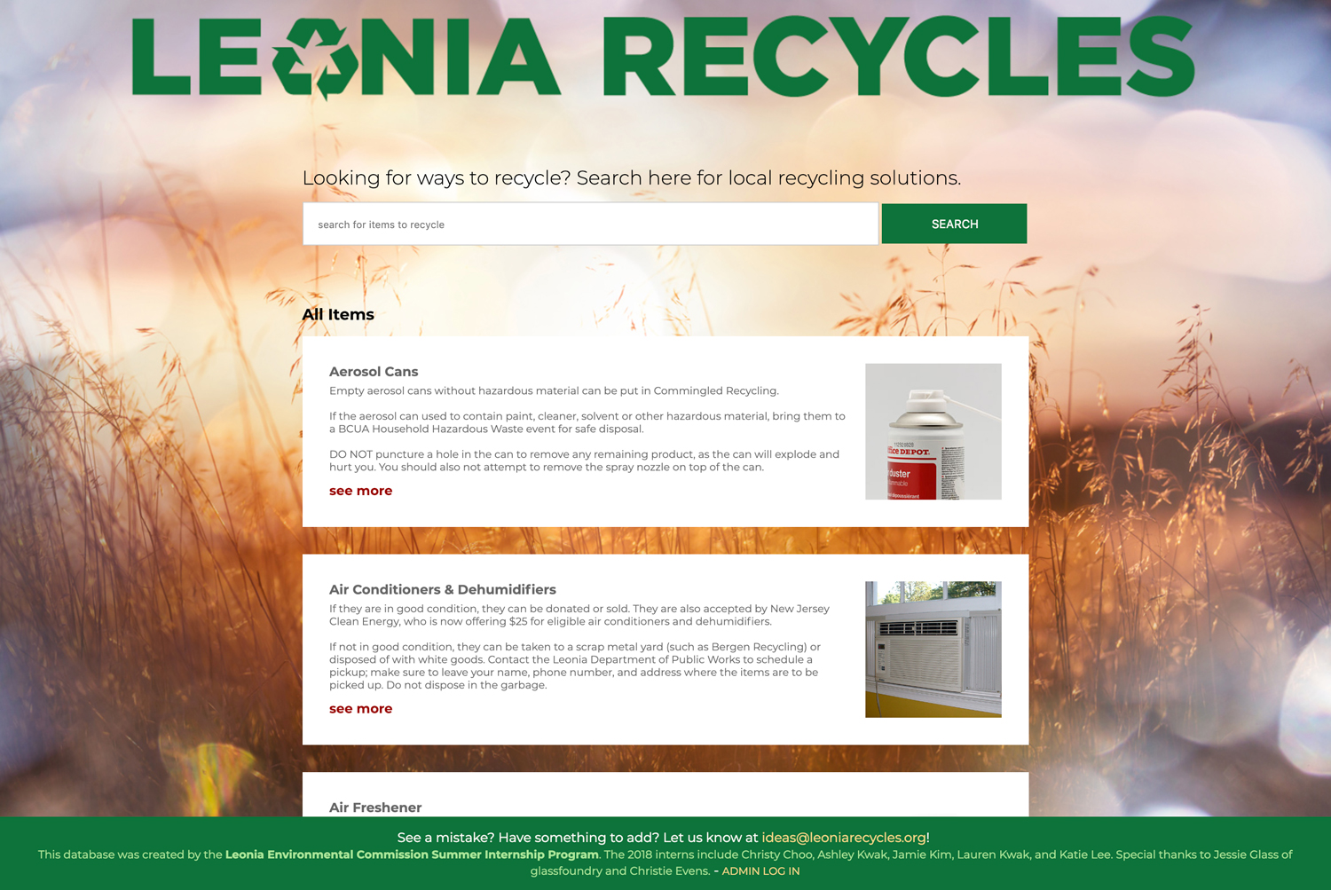 LeoniaRecycles.org